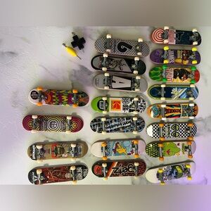 Vintage tech deck lot with tools